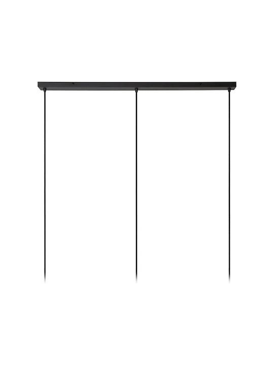 Lucide Lightning Κρεμαστό Φωτιστικό Μαύρο με Ντουί E27