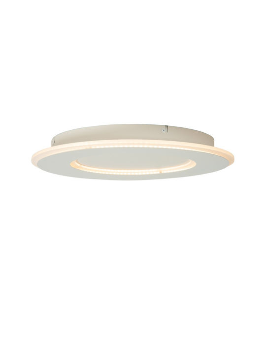Lucide Lightning Light fixture Ceiling Mount Light White with Integrated LED