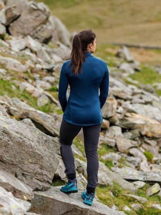 Inov-8 Damen Sportliches Bluse Langärmelig Blau