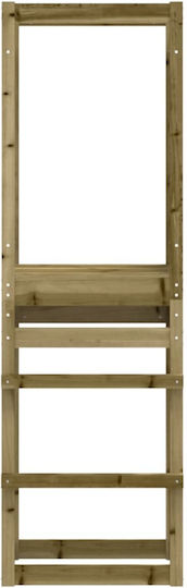 vidaXL Holzturm mit Kletterfläche 53x46.5x169cm. Rosa