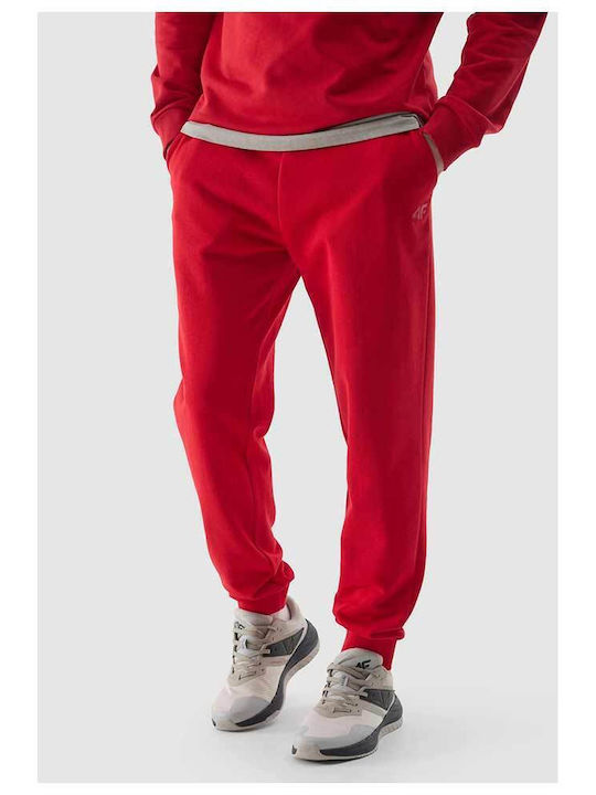 Sweatpants with Elastic Red