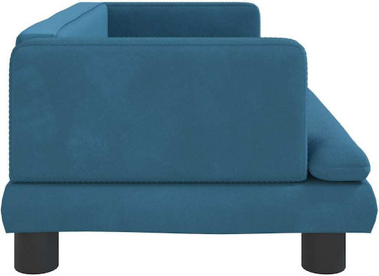 Kids Sofa Blue 80x45x30cm