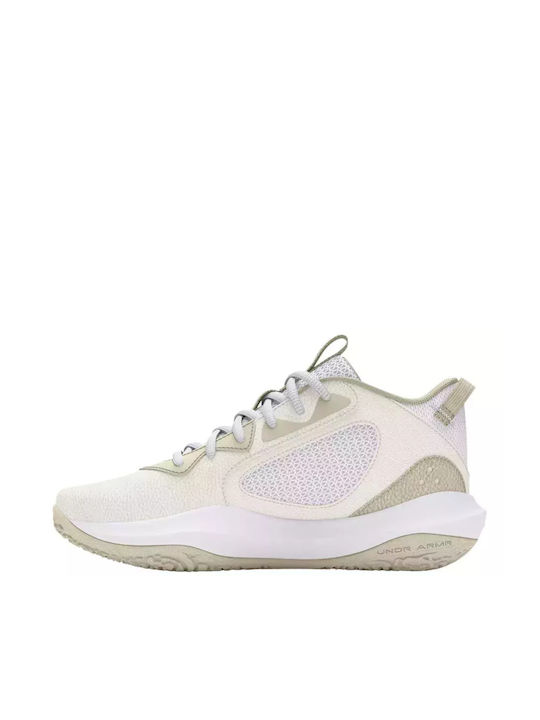 Under Armour Lockdown 6 High Basketball Shoes White