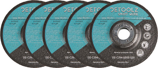 Detoolz Disc de șlefuire 125mm 5buc