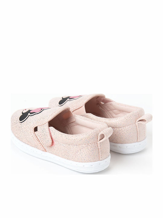 Minnie Mouse Kids Sneakers with Scratch Pink