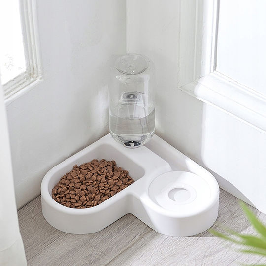 Distribuitor Automat de Mâncare și Apă din Propilenă pentru Câine și Pisică 500ml 22x26cm