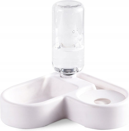 Distribuitor Automat de Mâncare și Apă din Propilenă pentru Câine și Pisică 500ml 22x26cm