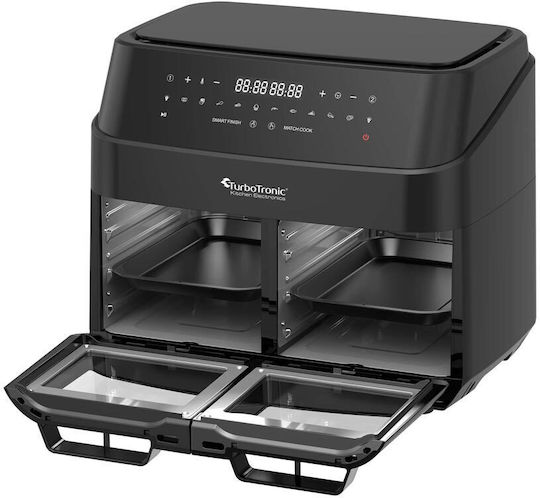 Turbotronic Air Fryer 12lt Μαύρο TT-DAF7W