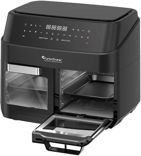 Turbotronic Air Fryer 12lt Μαύρο TT-DAF7W