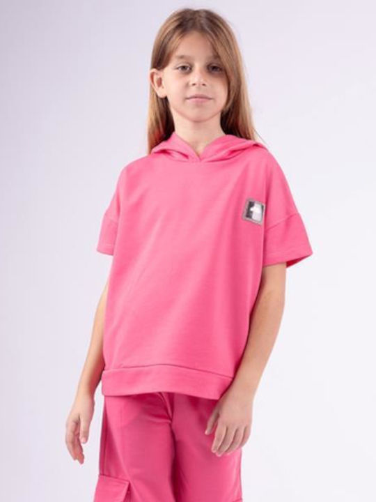 Εβίτα Kids Sweatpants Set Rose 2pcs