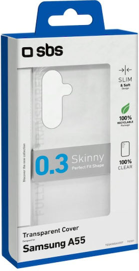 SBS 0.3 Skinny Back Cover Silicone Transparent (Samsung A55 5G)