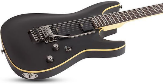 Schecter Demon-6 Fr Satin Aged Black Satin E-Gitarre
