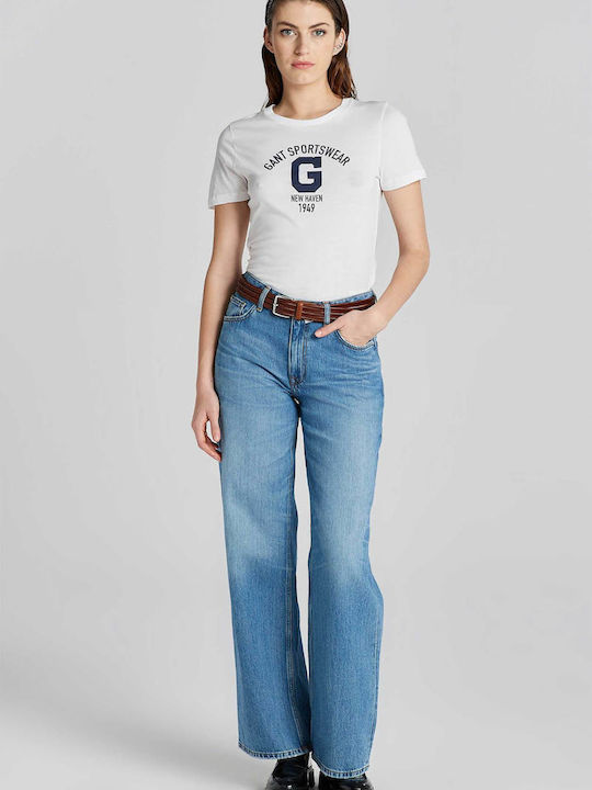 Gant Damen T-shirt White