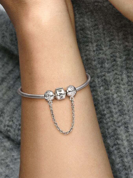 Pandora Armband Kette mit Design Herz aus Silber