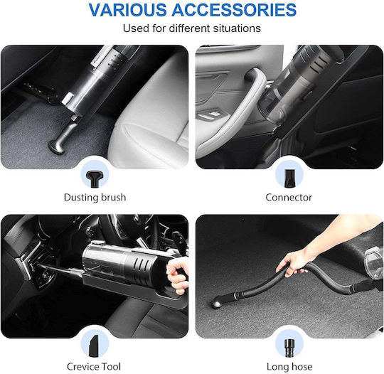 Aspirator de mână pentru mașină Aspirare uscată cu Putere 100W & Cablu de brichetă auto 12V