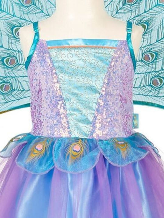 Kids Carnival Costume Peacock Dress Feathers Tamara dress