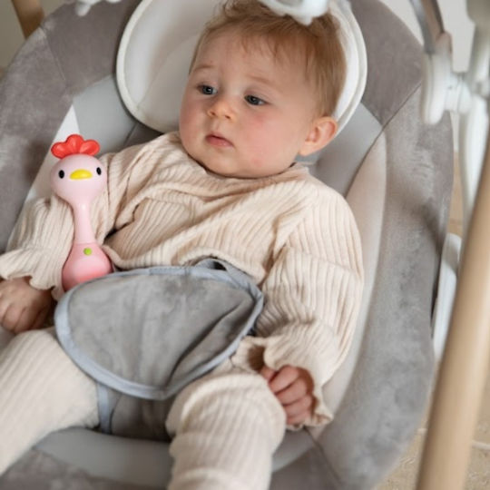 Bo Jungle - Electronic rattle with motion detector and light - Chicken