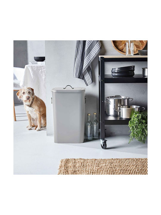 Butlers Grove Binster Κάδος Απορριμμάτων Μεταλλικός Γκρι 41lt