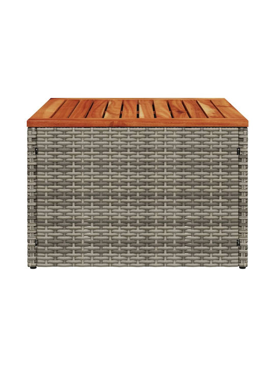 Sitting Room Table for Small Outdoor Spaces Gray 55x55x37cm