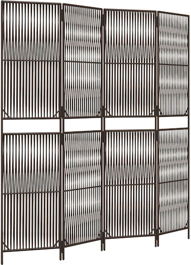 vidaXL Dekorativer Raumteiler aus Leinwand 196x200cm