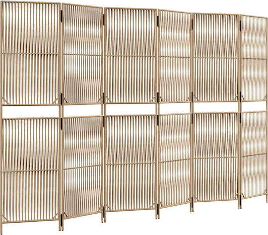 vidaXL Dekorativer Raumteiler aus Leinwand 294x180cm