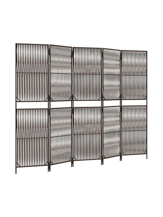 vidaXL Dekorativer Raumteiler aus Leinwand 245x180cm
