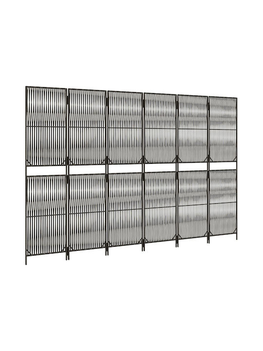 vidaXL Dekorativer Raumteiler aus Leinwand 294x180cm