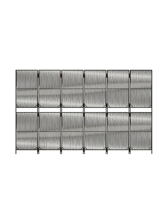 vidaXL Dekorativer Raumteiler aus Leinwand 294x180cm
