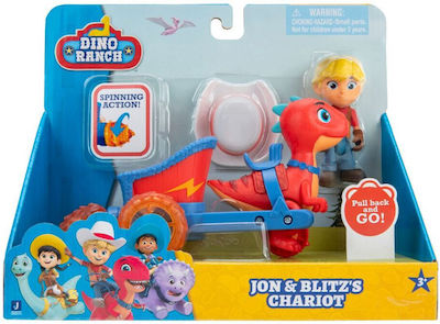 Dino Ranch Dinosaur Figure Set - Blitz and Car