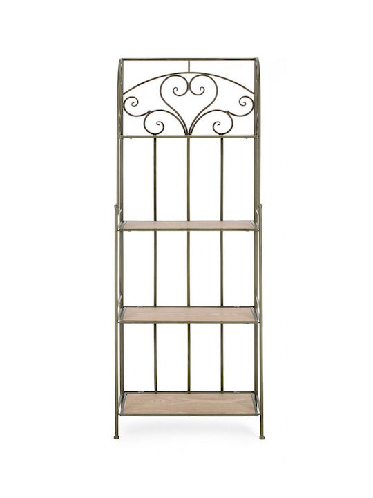 Βιβλιοθήκη Guenda Λαδί 59x28x167εκ.