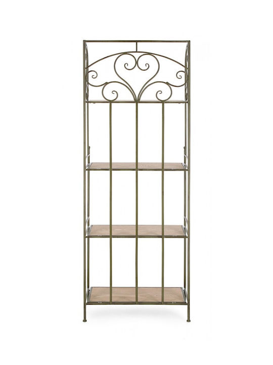 Βιβλιοθήκη Guenda Λαδί 59x28x167εκ.