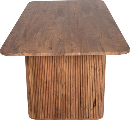 Groot Tisch Speisesaal aus Massivholz Natural 200x100x77cm