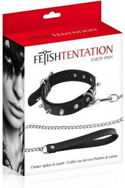 Fetish Tentation Guler în Culoare Negru
