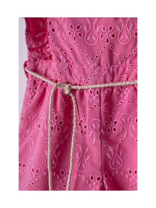 Evita Kids One-piece Fabric Shorts/Bermuda Fuchsia