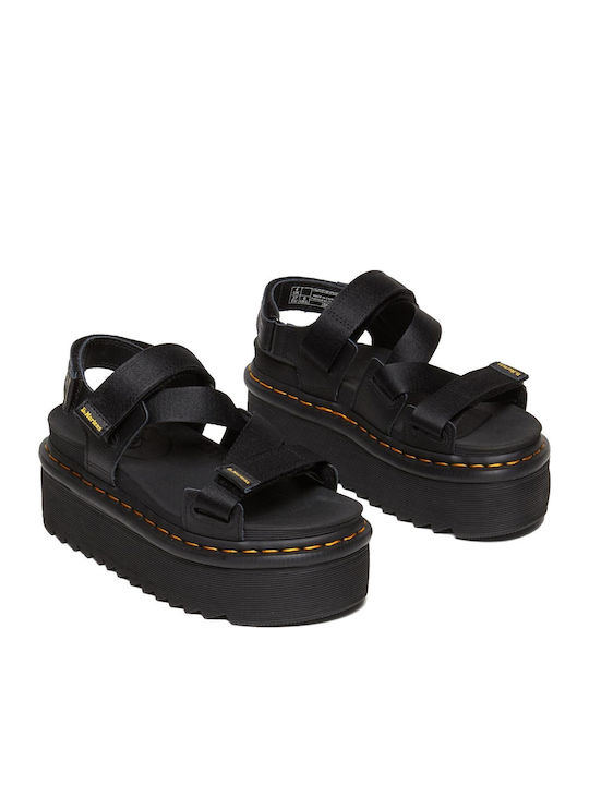 Kimber Ii Women's Flat Sandals in Black Color