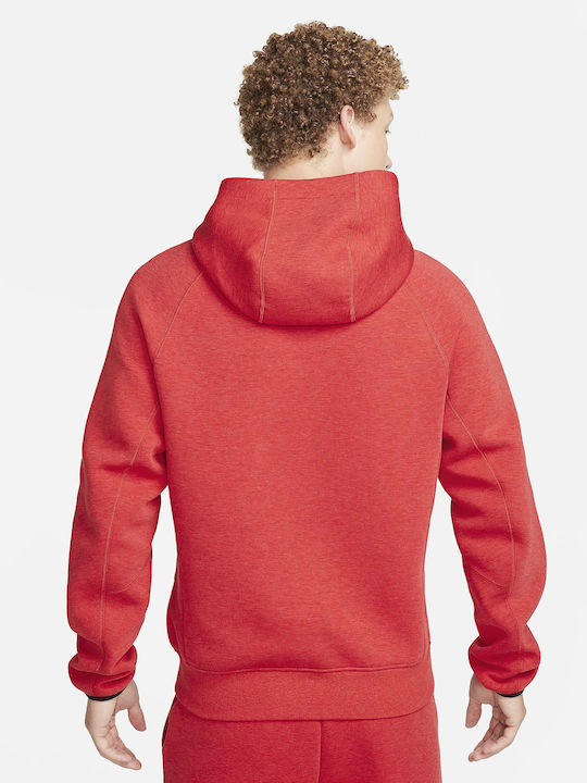 Sportswear Tech Fleece Sweatshirt mit Kapuze Red/Black