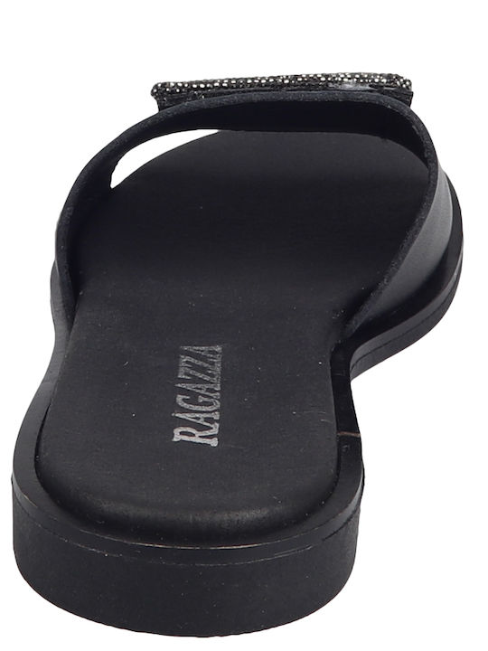 Sandale Casual Damă Din Piele Negre