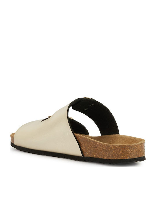D Brionia Women's Flat Sandals in Gold Color