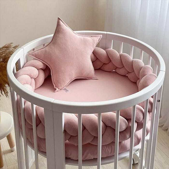 IngVart Baby Bettlaken Für Wiege Baumwolle Rosa 72x72cm