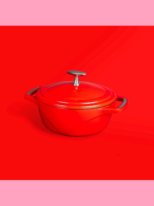 Lodge Βαθιά Κατσαρόλα από Μαντέμι 2.8lt / 23cm