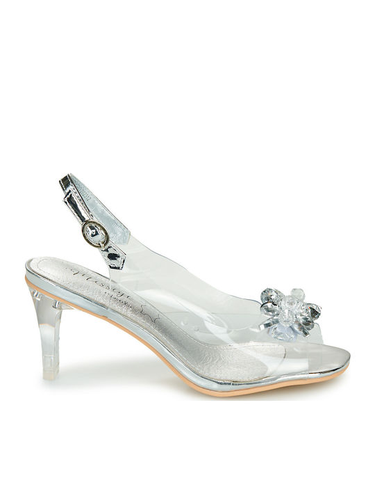 Sandalen Silber