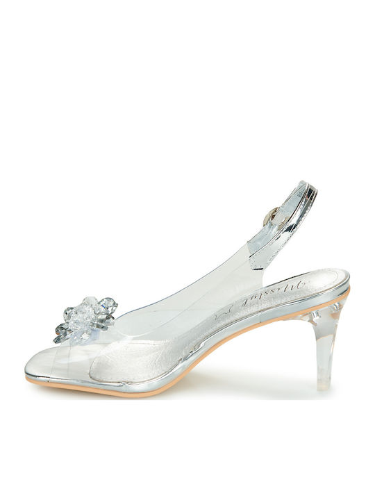 Sandalen Silber