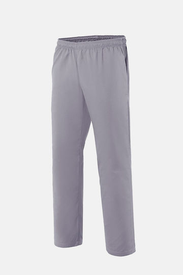 Axon Chef Gray Pants with Elastic Waist