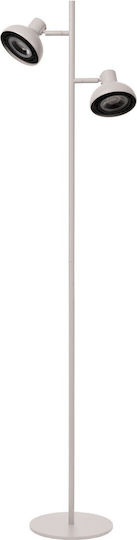 Lucide Lightning Floor Lamp H137.9cm. White