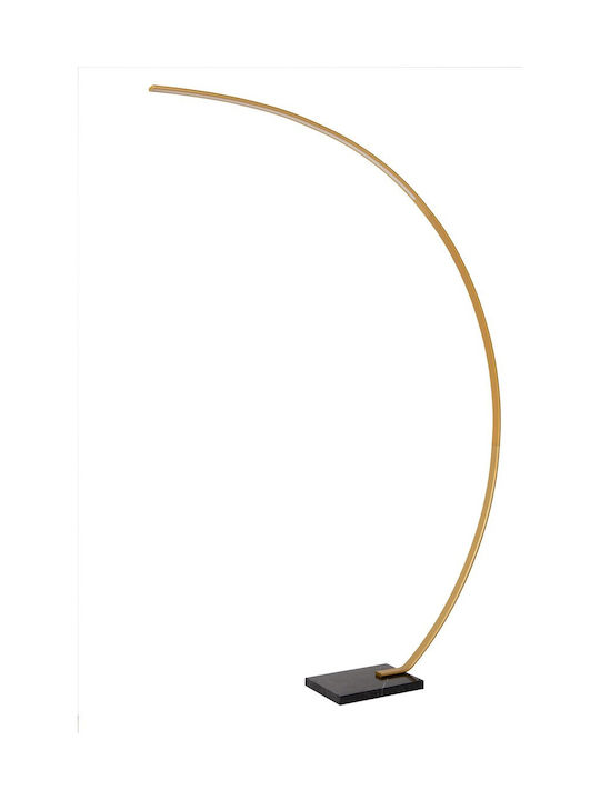 Lucide Lightning LED Floor Lamp with Warm White Light Gold