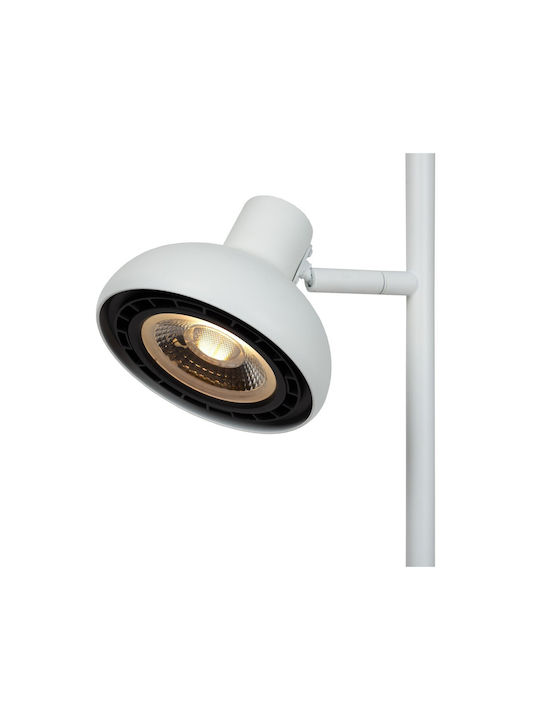 Lucide Lightning Φωτιστικό Δαπέδου Υ137.9εκ. με Ντουί για Λαμπτήρα GU10 Λευκό