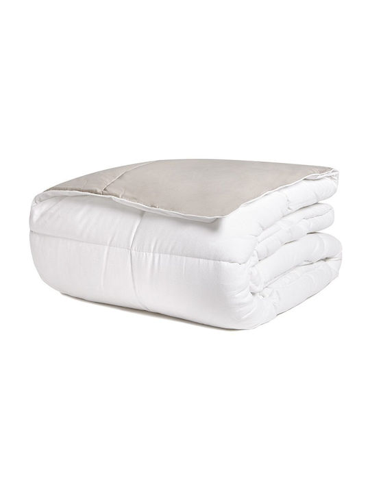 Aigaion Пухено Куинсайз 220x240бр Velvet Touch Cream - Beige 300 г/м²Gsm