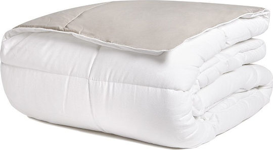 Αιγαίον Υπέρδιπλο 220x240εκ. Velvet Touch Cream - Beige
