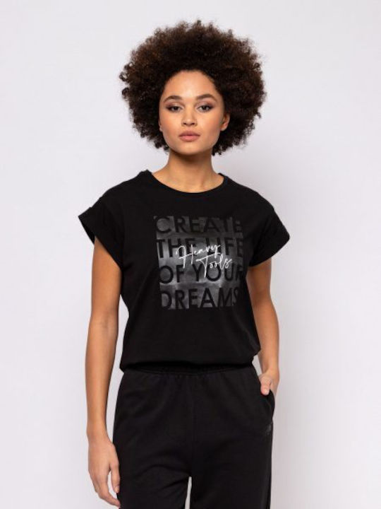 Heavy Tools Γυναικείο T-shirt Μαύρο