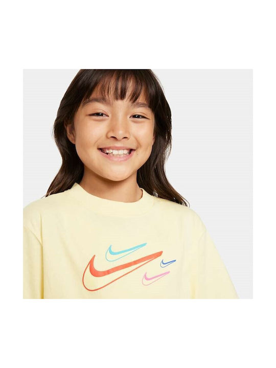 Nike Children's T-shirt Yellow Sportswear